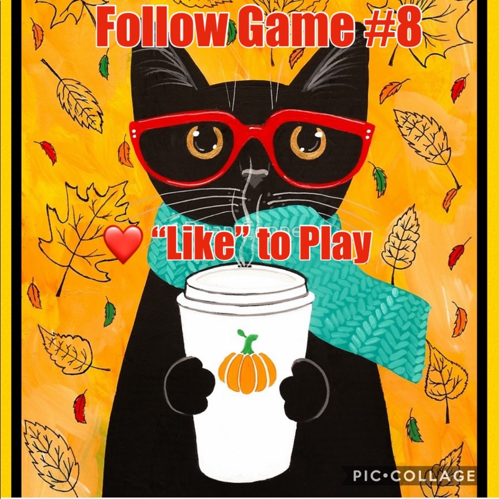 💥Follow Game # 8 ish 💥-Like to play. Tag, Share